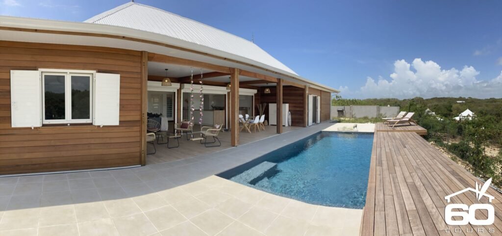 ville piscine magnifique vue